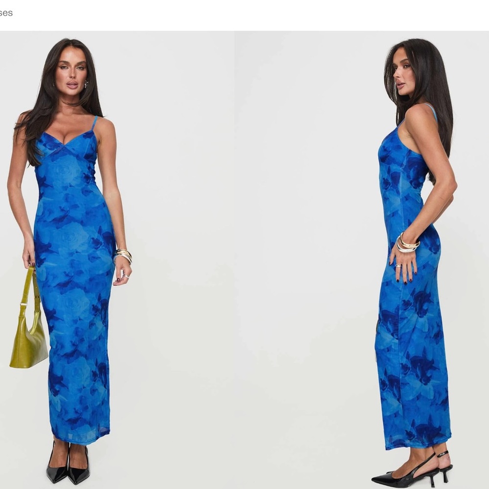 Princess Polly blue floral maxi dress!!! Perfect for spring break or summer!